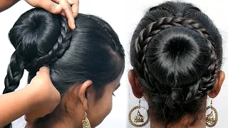 quick & easy juda hairstyle for girls! 2 minute juda hairstyle | cute hairstyle #hairstyles #bunhair