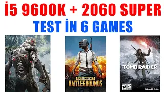 Rtx 2060 Super vs İ5 9600K / Test in 6 Games / 1440p vs 1080p