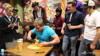 Guinness record for eating pizza!