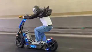 Electric Scooter WEPED Dark Knight 72V 90a Top Speed 125km (77.67MPH)