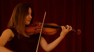 J.S. Bach : Violin sonata in G minor, BWV 1001 ,2. Fugue - Jovana Savic