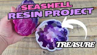 Resin Seashell with a Hidden Treasure! Epoxy Resin Tutorial