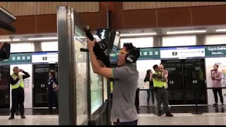 Simulated terror attack at Tampines West MRT station