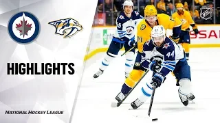 NHL Highlights | Jets @ Predators 11/19/19