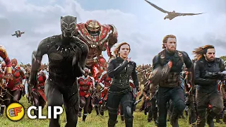 Battle of Wakanda - Outriders Attack Scene | Avengers Infinity War (2018) IMAX Movie Clip HD 4K