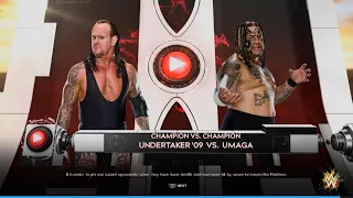 WWE  UNDERTAKER VS. UMAGA  - CASKET MATCH #wwe2k24 #auxogameplay