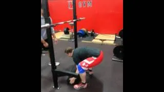 Tire flip sandbag over bar medley