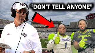 TEXAS A&M FOOTBALL CAUGHT PAYING 5 STAR RECRUITS!