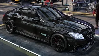 NFS HEAT - Mercedes AMG C63 coupe customization and gameplay