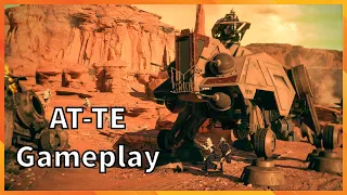 AT-TE Gameplay Star Wars Battlefront 2