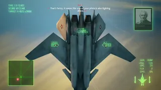 Ace Combat 7 Mission 18 X-02S vs Mihaly (Ace Difficulty)