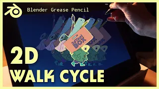How To Create A Grease Pencil Walk Cycle In Blender