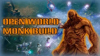 Diablo Immortal Билд монаха для фарма мобов в локациях, monk open world farm build