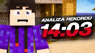 Jak POLAK niespodziewanie wbił się do TOP10 Świata... | Minecraft Speedrun Analiza