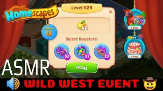 HOMESCAPES Level 424 | Wild West Event | Android Game | ASMR 🔊