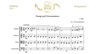 Elgar - Pomp and Circumstance (String Quartet Score)