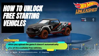 How to get Hidden FREE Cars in Hot Wheels Unleashed