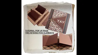 SCRAPBOOK IDEAS/TUTORIAL POP UP PAGE/СКРАПБУКИНГ/ПОП АП СТРАНИЦА/ИНТЕРАКТИВНЫЙ АЛЬБОМ/POP UP CARD