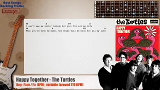 🎸 Happy Together - The Turtles Guitar Backing Track with chords and lyrics