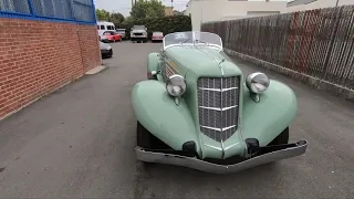 1935 Auburn 851 SC Boattail Speedster Walkaround 1