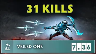 Pa Undispellable Blur + 100% Reduce Mana Cost 7.36 Immortal 31Kills Dota 2