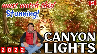 [🇨🇦106] Canyon Lights 2022 at Capilano Suspension Bridge | Vancouver’s best attractions