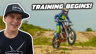 Tate Reed Begins His 85cc Supercross Training!