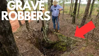 Shocking Find! Grave Robbers Dug Up This Cemetery! Wright Family Cemetery