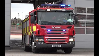 [Turnout-Tones] Staffordshire Fire & Rescue Service / Kidsgrove Retained Turnout from Hanley