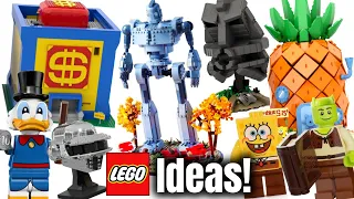 Welcher dieser 71 (!) LEGO Entwürfe wird offizielles Ideas Set??