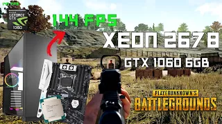 XEON 2678 v3 + GTX 1060 6Gb + Huananzhi X99 Gaming| TESTE FPS | PLAYERUNKNOWNS BATTLEGROUNDS