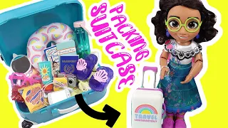 Disney Encanto Mirabel Doll Packs Suitcase for Vacation + Mini Fashion Purse