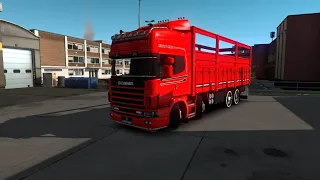 ETS 2 Scania 124L Topline Kırkayak Kamyon Modu 1.35 & 1.36