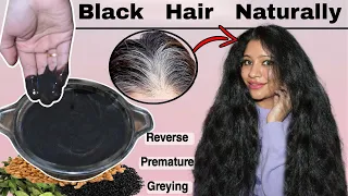 Treat Hair Greying Naturally:Black Hair Mask To Make Hair Black & Reverse Premature Hair Greying.