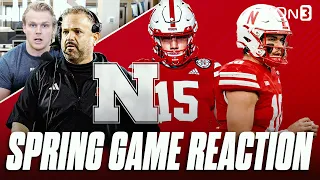 Nebraska Cornhuskers Spring Game Reaction | Dylan Raiola, Offense Shine | Year 2 Of Matt Rhule Era