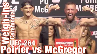 UFC 264 Ceremonial Weigh-Ins: Dustin Poirier vs Conor McGregor 3