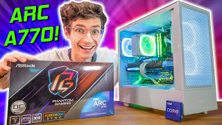 The Intel ARC A770 Gaming PC Build! 😎 | i5 13600K, H5 Flow, ft Gameplay Benchmarks | AD