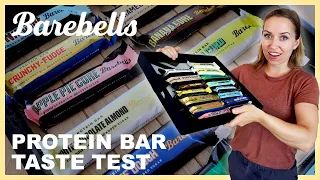 BAREBELLS PROTEIN BAR  |  TASTE TEST + REVIEW
