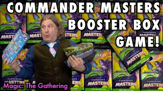 Let's Play The Booster Box Game For Commander Masters! | Magic: The Gathering
