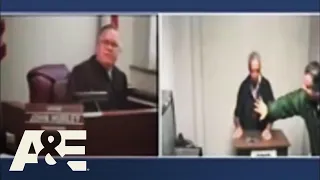 Court Cam: Man OBSESSED With Court Podium, Tries To TAKE IT With Him | A&E