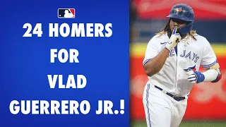 Vlad Guerrero Jr. extends his HR lead with his 24th of the year!