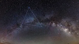 See The Summer Triangle in The Night Sky After Sunset This Month