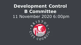 Development Control B Committee Wednesday, 11th November, 2020 2.00 pm