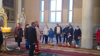 Освячення пасок у Свято-Михайлівському Соборі