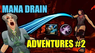 Wrath Classic - Warlock Drain Mana Adventures #2 - 2800 XP Gladiator Warlock