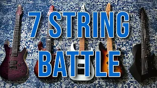 7-String Guitar Comparison  - Mayones, Music Man, Ibanez, Jackson and Abasi Metal Tones