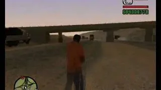 Gta SA- Auta letí (car fly)