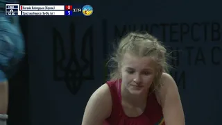 Фінал 53 кг. Жінки. Чемпіонат України з вільної боротьби 2022