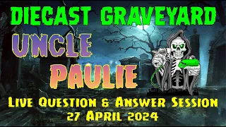 Diecast Graveyard Live Stream 27 April 2024