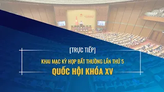 Khai mạc Kỳ họp bất thường lần thứ 5, Quốc hội khóa XV: Xem xét thông qua 2 dự thảo luật | VTC Now